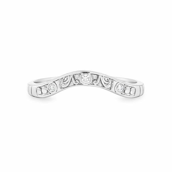 Custom Diamond Estate Wedding Band Harris Jeweler Troy, OH