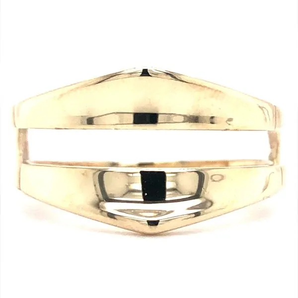 Estate Chevron Wedding Band Guard Harris Jeweler Troy, OH