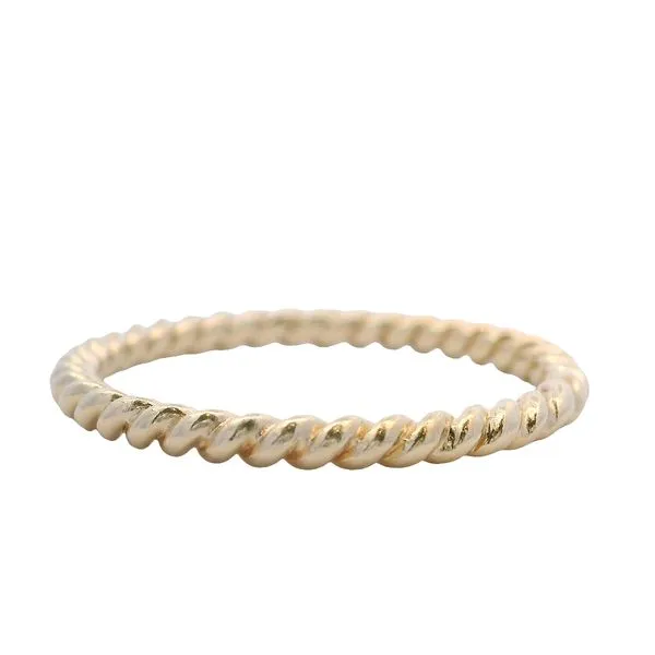 Rope Style Estate Wedding Band Harris Jeweler Troy, OH