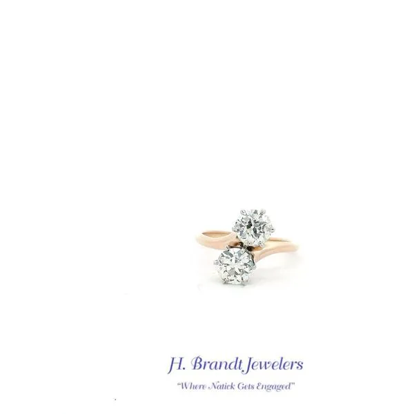 20's bypass diamond ring H. Brandt Jewelers Natick, MA