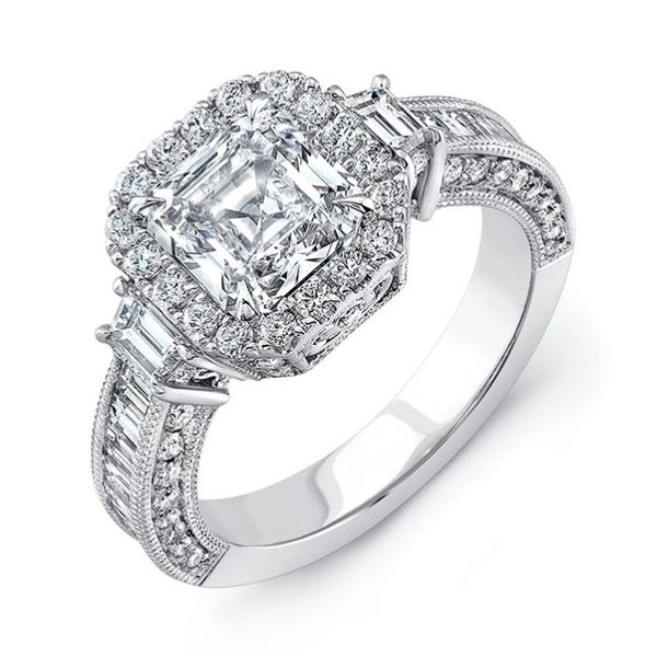 Asscher Cut Diamond Ring Hingham Jewelers Hingham, MA