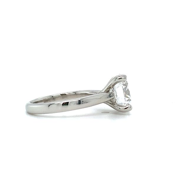Round Diamond Solitaire Engagement Ring Image 2 Hingham Jewelers Hingham, MA