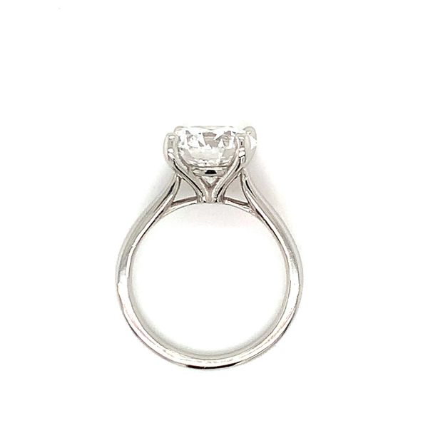 Round Diamond Solitaire Engagement Ring Image 3 Hingham Jewelers Hingham, MA