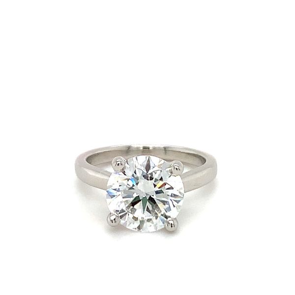 Round Diamond Solitaire Engagement Ring Hingham Jewelers Hingham, MA