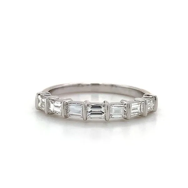 Baguette Diamond Anniversary Band Hingham Jewelers Hingham, MA