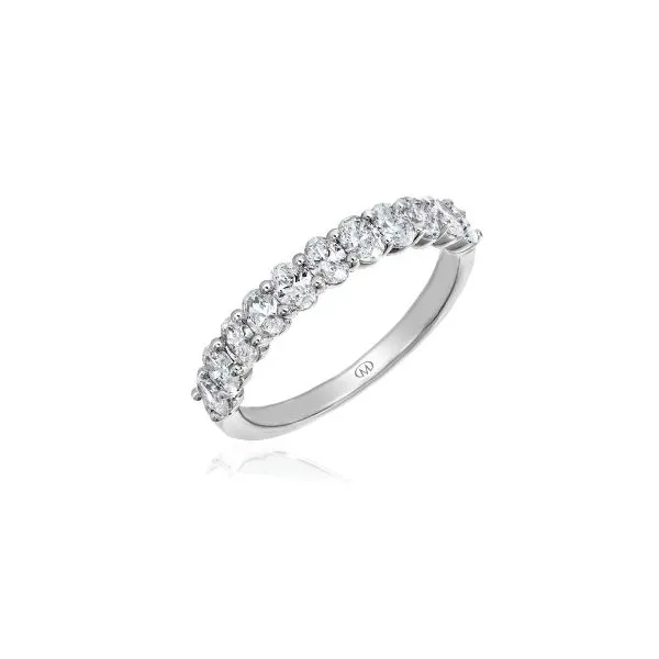Lab Grown Oval Cut Diamond Band Hingham Jewelers Hingham, MA