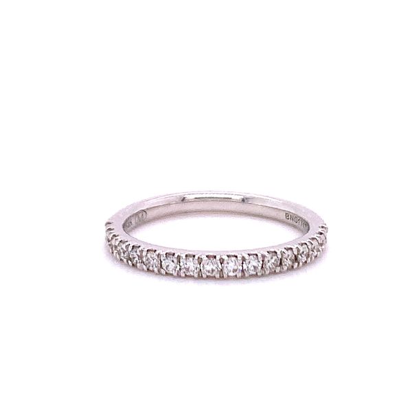 Platinum 3/4 Around Diamond Wedding Band Hingham Jewelers Hingham, MA
