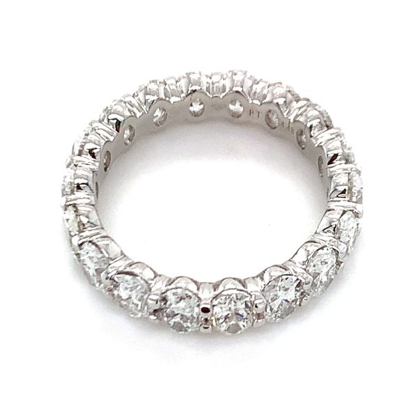 Oval Diamond Eternity Band Image 2 Hingham Jewelers Hingham, MA