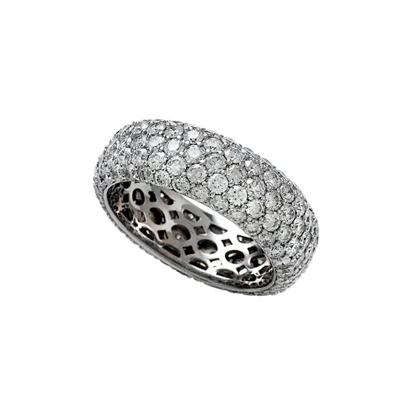 Pave Diamond Band Hingham Jewelers Hingham, MA