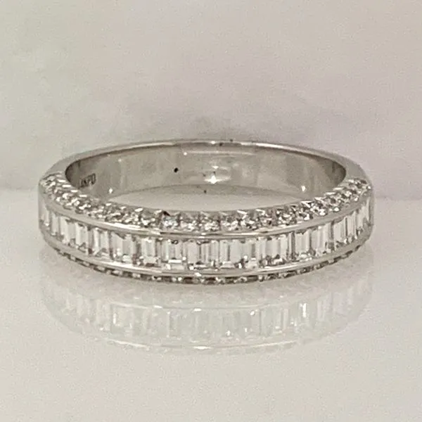 Baguette and Round Anniversary Ring Hingham Jewelers Hingham, MA