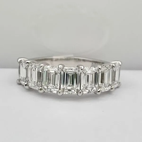 Emerald Cut Diamond Anniversary Band Hingham Jewelers Hingham, MA