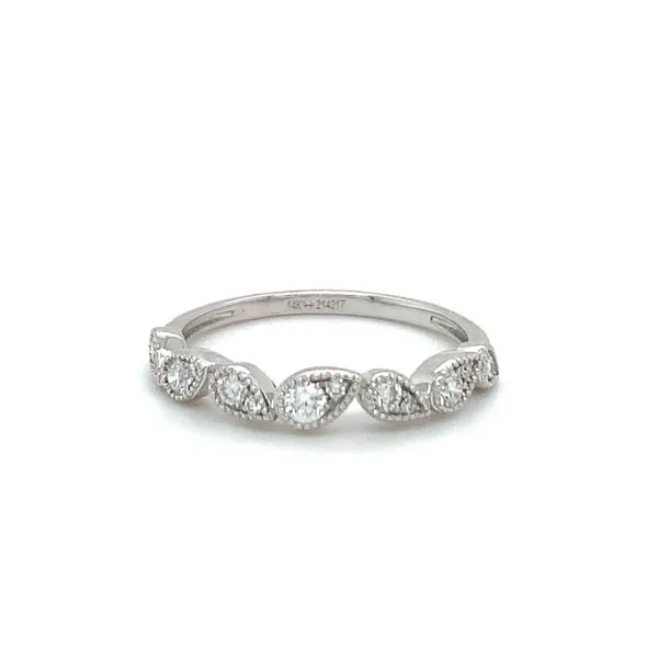 Diamond Pear-Shapes Stacking Ring Hingham Jewelers Hingham, MA