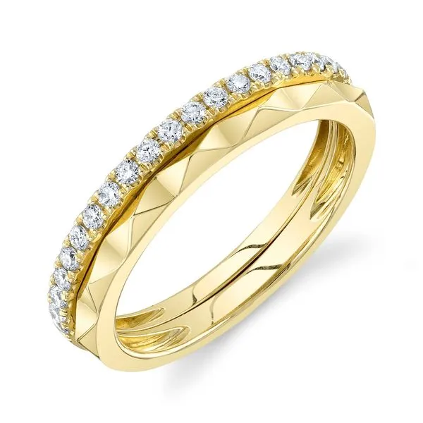Diamond and Pyramid Stacking Ring Hingham Jewelers Hingham, MA