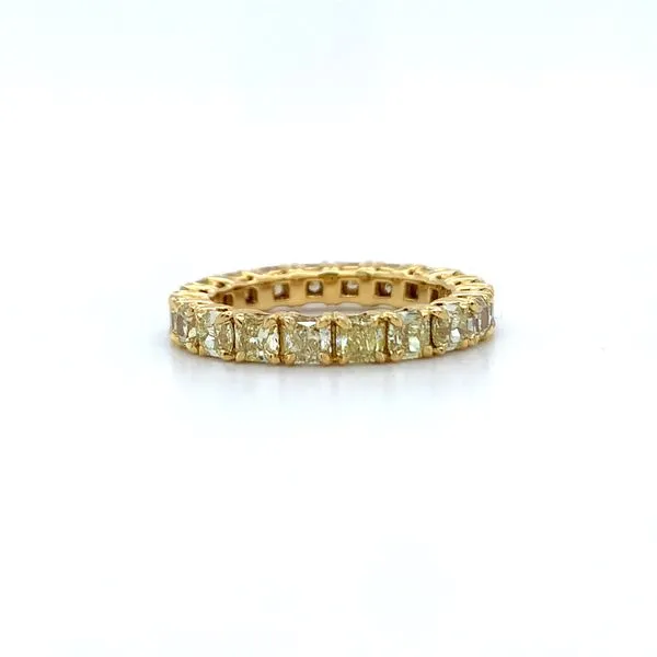 Yellow Diamond Eternity Band Hingham Jewelers Hingham, MA