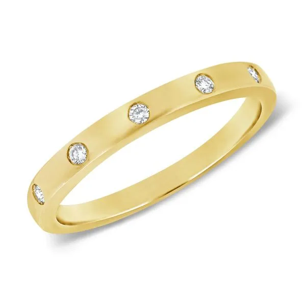 Bunish Set Diamond Stacking Ring