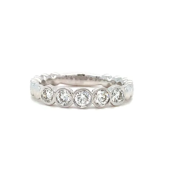 Diamond Bezel Stackable Ring
