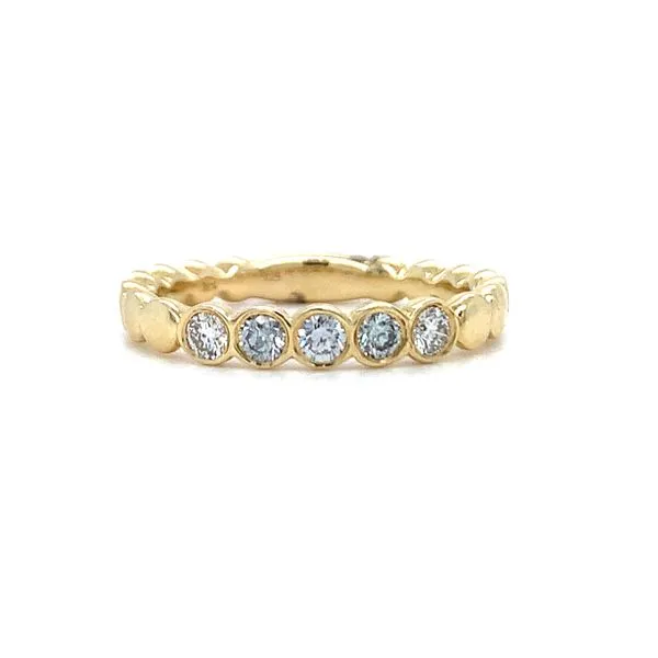 Diamond Bezel Stackable Ring