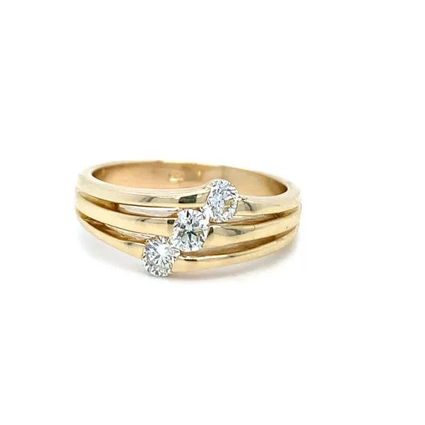 Three Band Diamond Ring