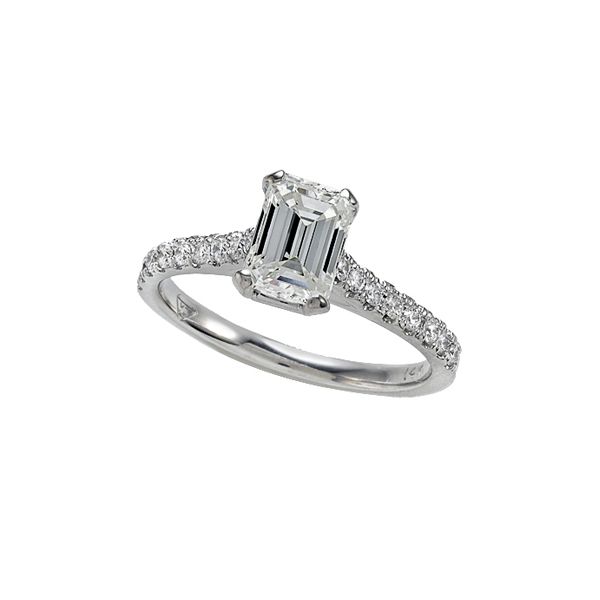 Diamond Semi-Mount Engagement Ring Hingham Jewelers Hingham, MA