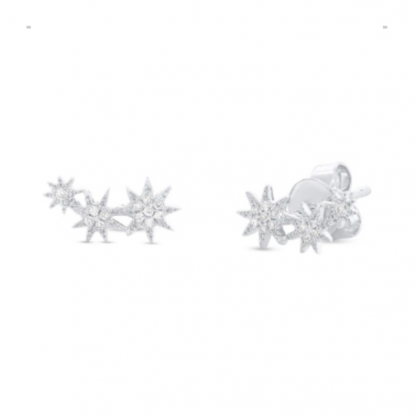 Diamond Star Earrings Hingham Jewelers Hingham, MA