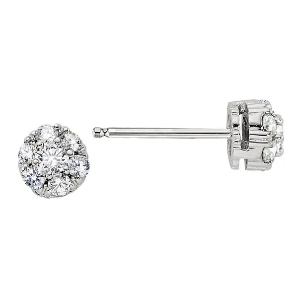 Diamond Cluster Studs Hingham Jewelers Hingham, MA