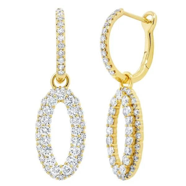 Diamond Oval Drops Hingham Jewelers Hingham, MA
