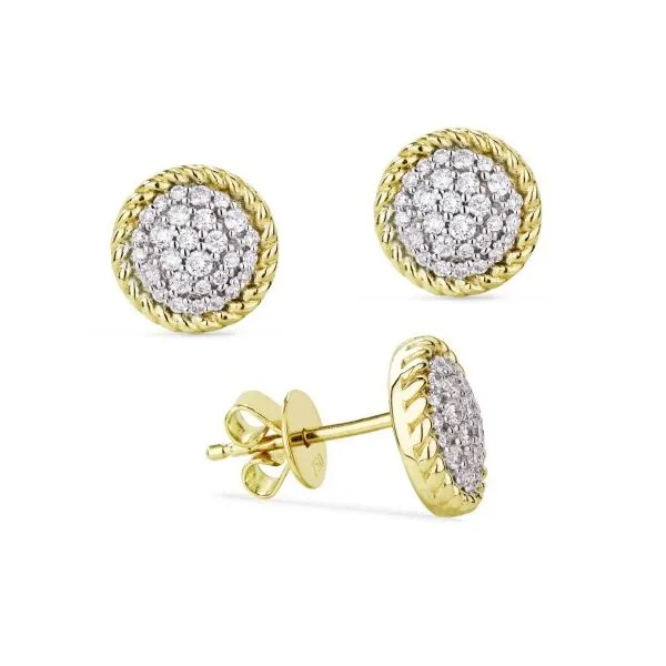 Diamond Pave Studs Hingham Jewelers Hingham, MA