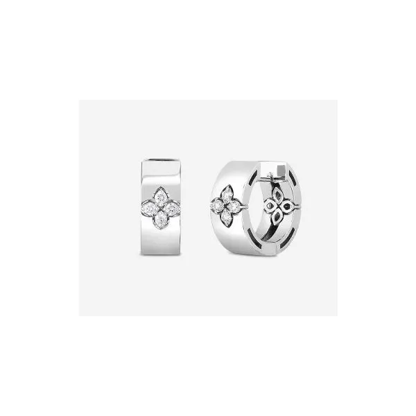 Love In Verona Diamond Huggie Hoops Hingham Jewelers Hingham, MA