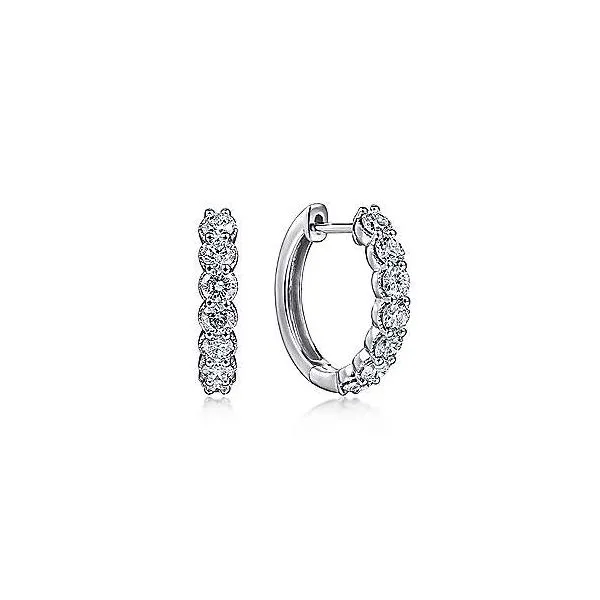 Diamond Huggie Hoops Hingham Jewelers Hingham, MA