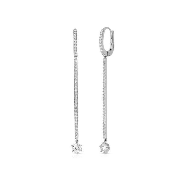 Diamond Matchstick Dangle Earrings Hingham Jewelers Hingham, MA