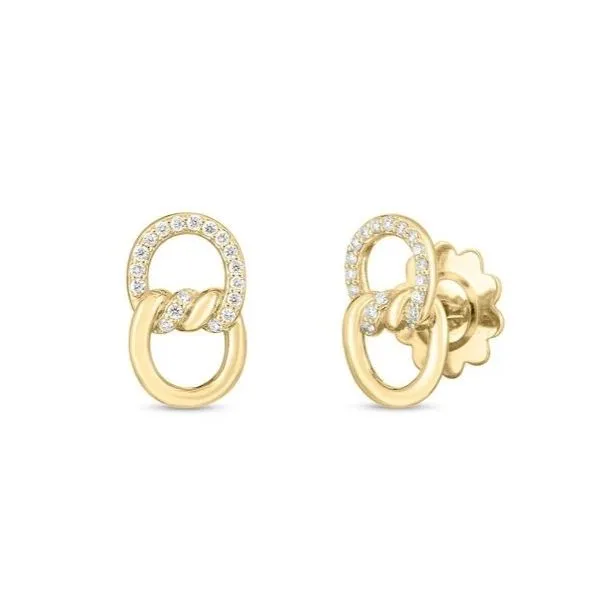 Cialoma Diamond Knot Earrings Hingham Jewelers Hingham, MA