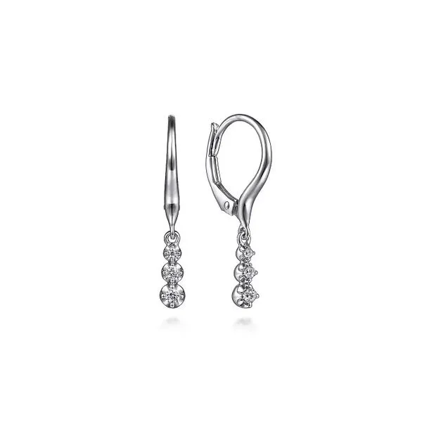 Petite Diamond Drop Earrings Hingham Jewelers Hingham, MA