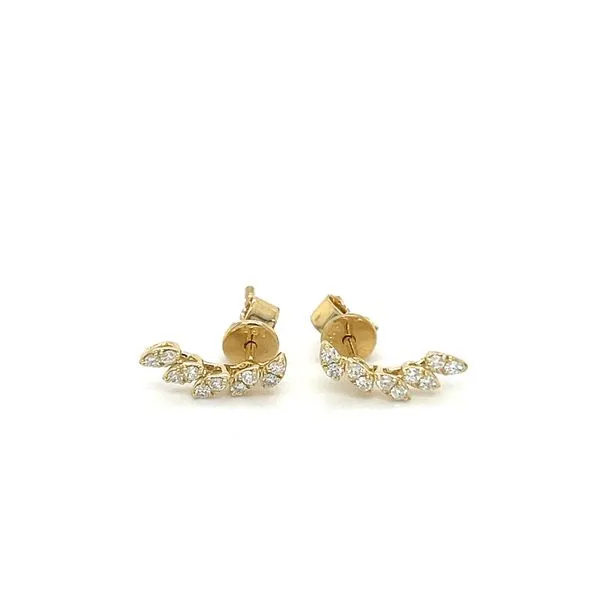 Diamond Crawler Stud Earrings Hingham Jewelers Hingham, MA