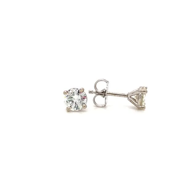 Estate Diamond Stud Earrings