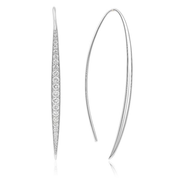 Diamond Spike Drop Earrings Hingham Jewelers Hingham, MA