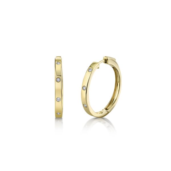 Diamond Hoop Earrings Hingham Jewelers Hingham, MA