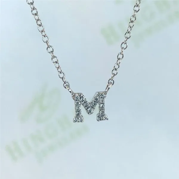 Diamond Initial Pendant Hingham Jewelers Hingham, MA