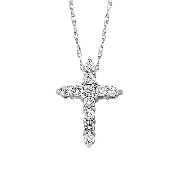 Diamond Cross Necklace Hingham Jewelers Hingham, MA