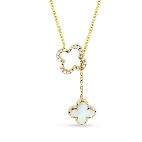 Clover Lariat Necklace Hingham Jewelers Hingham, MA