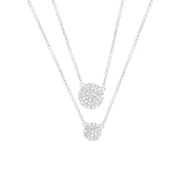 Layered Diamond Pendant Necklace Hingham Jewelers Hingham, MA