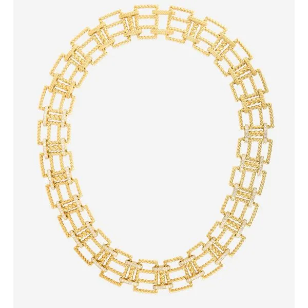 New Barocco Wide Lattice Collar Hingham Jewelers Hingham, MA
