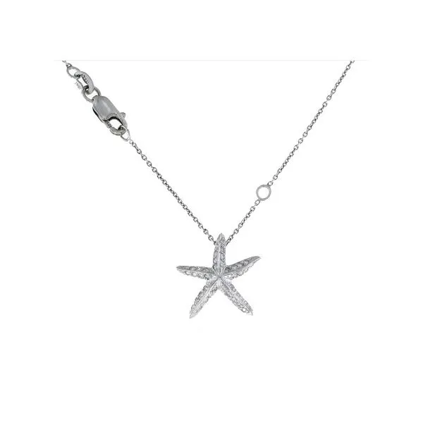 Diamond Starfish Necklace Hingham Jewelers Hingham, MA