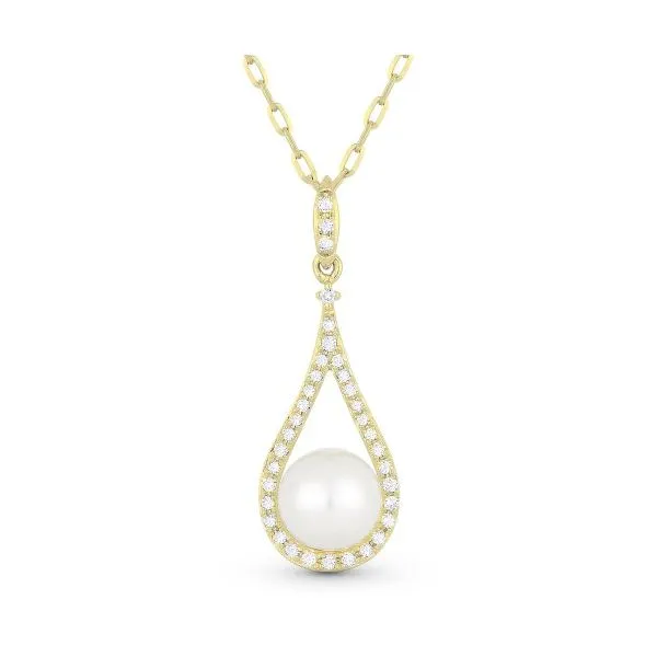Teardrop Pearl Pendant Necklace Hingham Jewelers Hingham, MA