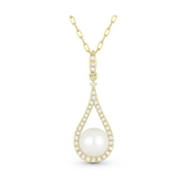 Teardrop Pearl Pendant Necklace Hingham Jewelers Hingham, MA