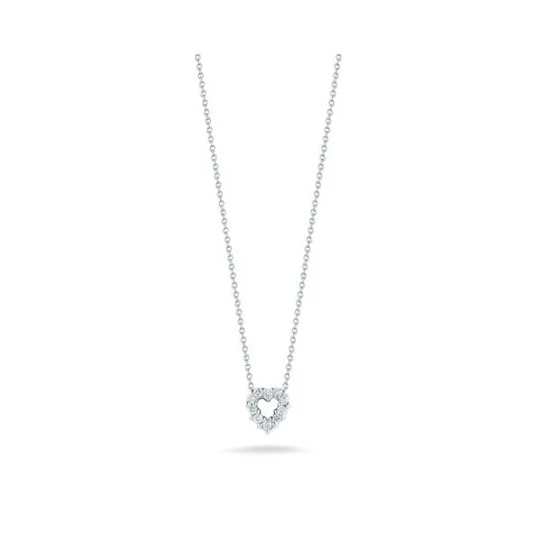 Tiny Treasures Diamond Heart Pendant Hingham Jewelers Hingham, MA