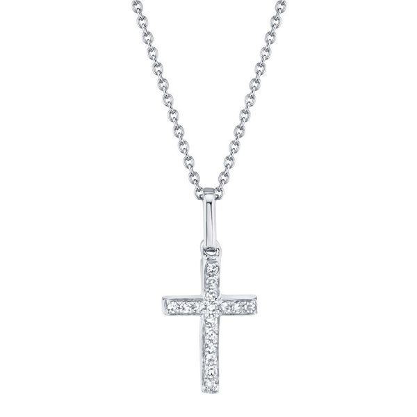 Diamond Pave Cross Necklace Hingham Jewelers Hingham, MA