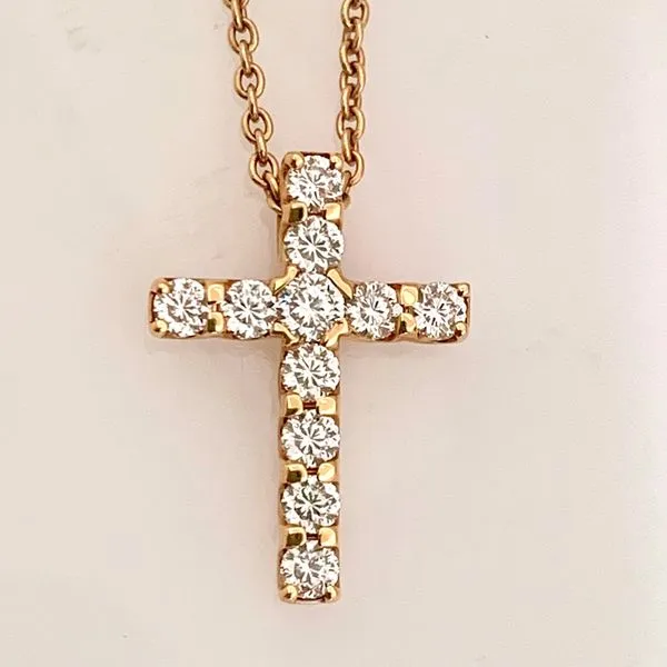 Diamond Cross Necklace Hingham Jewelers Hingham, MA
