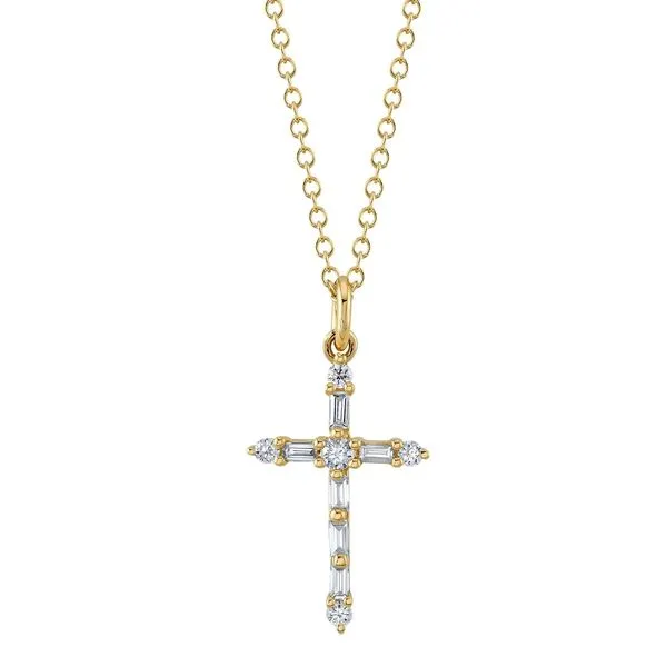 Diamond Cross Necklace Hingham Jewelers Hingham, MA