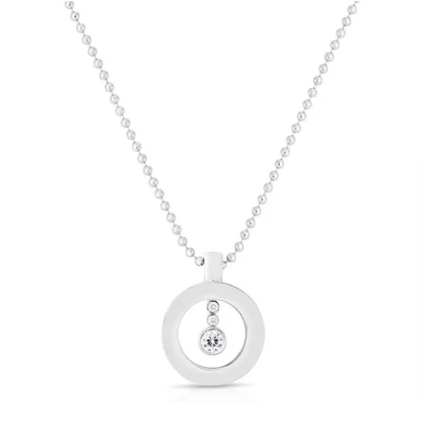 Cento Shiny Baby O Diamond Pendant Necklace Hingham Jewelers Hingham, MA