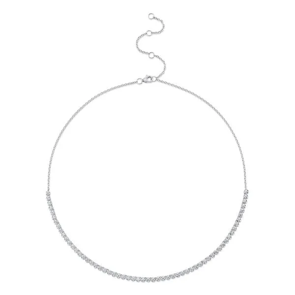 Adjustable Diamond Tennis Necklace Hingham Jewelers Hingham, MA